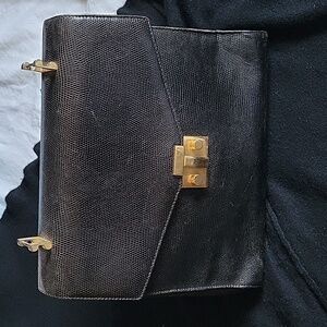 Elegant Black Leather Handbag